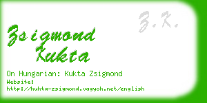 zsigmond kukta business card